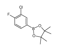 2-(3-chloro-4-fluorophenyl)-4,4,5,5-tetramethyl-1,3,2-dioxaborolane