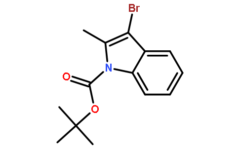 3-溴-2-甲基吲哚-1-羧酸叔丁酯