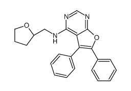 N-[[(2S)-oxolan-2-yl]methyl]-5,6-diphenylfuro[2,3-d]pyrimidin-4-amine