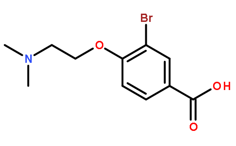 3-溴-4-(2-(二甲基氨基)乙氧基)苯甲酸