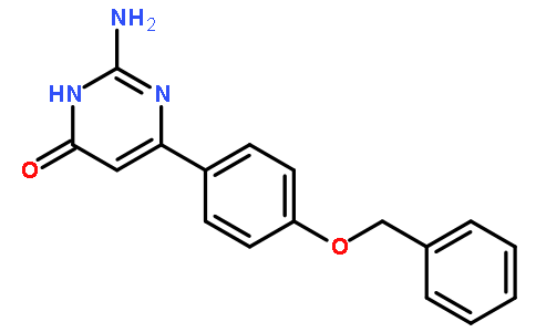 2-氨基-6-(4-苄氧基苯基)-3H-嘧啶-4-酮