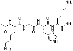 N2-乙酰基-L-赖氨酰甘氨酰-L-组氨酰-L-赖氨酰胺