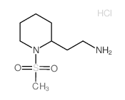 {2-[1-(Methylsulfonyl)piperidin-2-yl]ethyl}amine hydrochloride