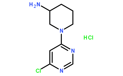 1-(6-氯-4-嘧啶基)-3-哌啶胺盐酸盐