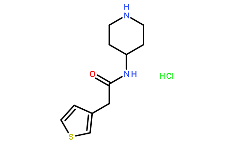 N-(哌啶-4-基)-2-(噻吩-3-基)乙酰胺盐酸盐