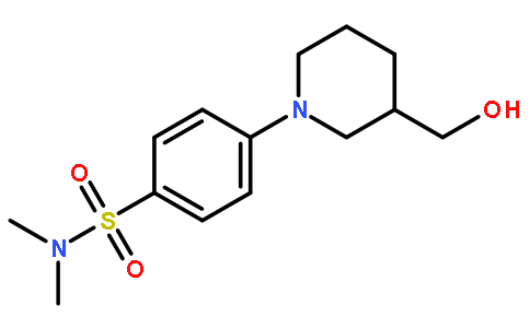 4-[3-(羟基甲基)-1-哌啶基]-N,N-二甲基苯磺酰胺