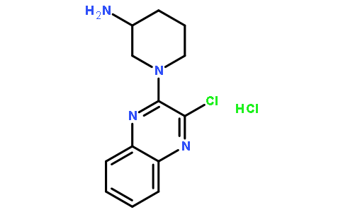 1-(3-氯-2-喹喔啉基)-3-哌啶胺盐酸盐