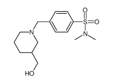 4-[[3-(hydroxymethyl)piperidin-1-yl]methyl]-N,N-dimethylbenzenesulfonamide