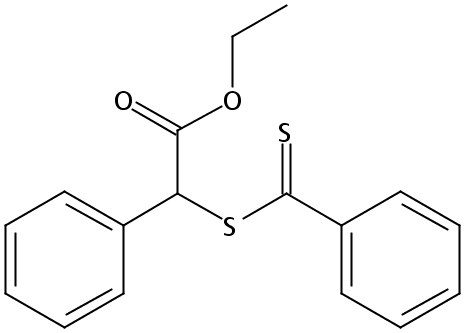 Ethyl 2-(phenylcarbonothioylthio)-2-phenylacetate