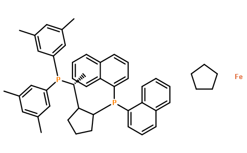 (S)-1-{(RP)-2-[二(1-萘基)膦]二茂铁基}乙基二(3,5-二甲苯基)膦