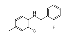 2-Chloro-N-(2-fluorobenzyl)-4-methylaniline