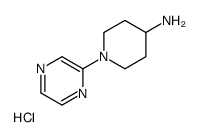 1-pyrazin-2-ylpiperidin-4-amine,hydrochloride