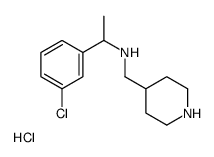 [1-(3-氯-苯基)-乙基]-哌啶-4-甲基-胺盐酸盐