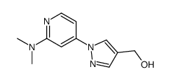 (1-(2-(Dimethylamino)pyridin-4-yl)-1H-pyrazol-4-yl)methanol