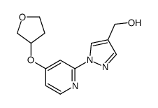 (1-(4-((Tetrahydrofuran-3-yl)oxy)pyridin-2-yl)-1H-pyrazol-4-yl)methanol