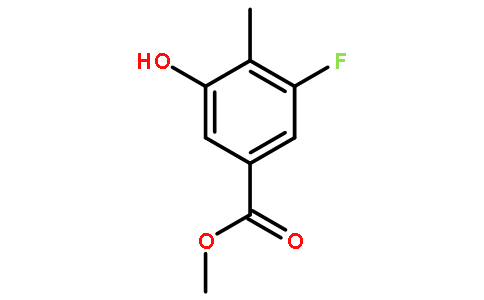 3-氟-4-甲基-5-羟基苯甲酸甲酯