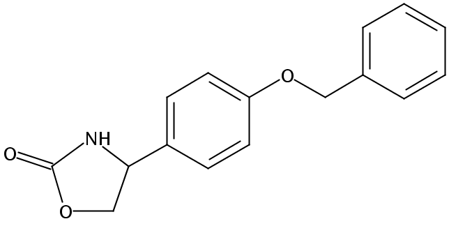 4-(4-phenylmethoxyphenyl)-1,3-oxazolidin-2-one