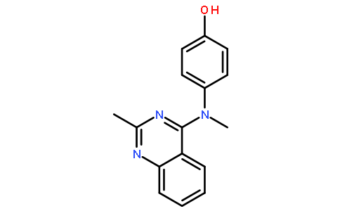 4-甲基-(2-甲基-喹唑啉-4-基)-氨基-苯酚