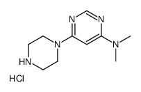 N,N-二甲基-6-(哌嗪-1-基)嘧啶-4-胺盐酸盐