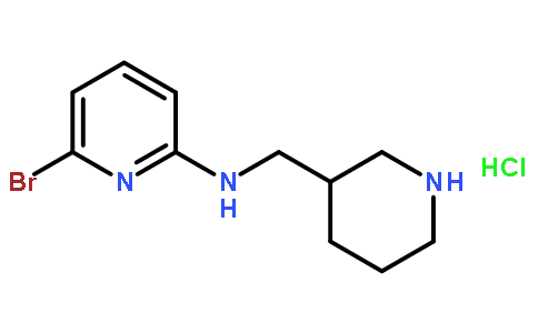 6-溴-N-(3-哌啶基甲基)-2-吡啶胺盐酸盐