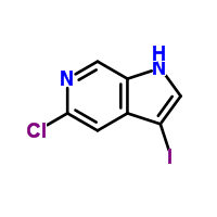 5-氯-3-碘-1H-吡咯并[2,3-c]吡啶