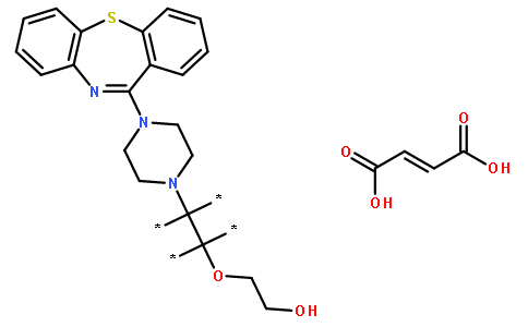 氘代喹硫平半富马酸盐