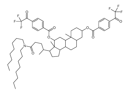 N,N-Dioctyl-3α,12α-bis(4-trifluoroacetylbenzoyloxy)-5β-cholan-24-amide