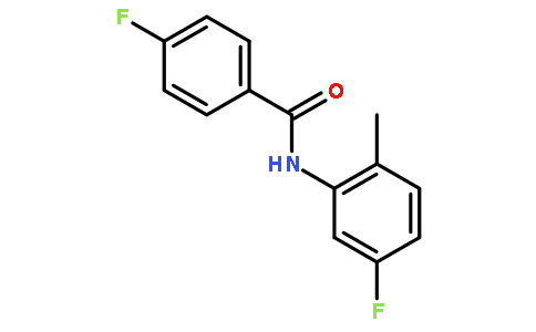 4-氟-N-(5-氟-2-甲基苯)苯甲酰胺,97%