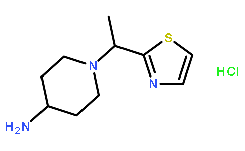 1-[1-(1,3-thiazol-2-yl)ethyl]piperidin-4-amine