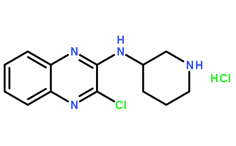 3-氯-N-3-哌啶基-2-喹喔啉胺盐酸盐
