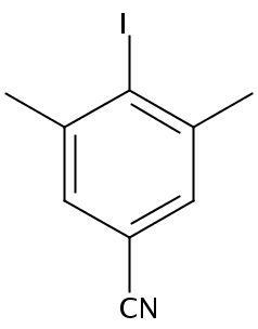4-碘-3,5-二甲基苯甲腈