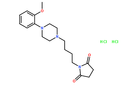 1-(2-甲氧基苯基)-4-(4-琥珀酰胺丁基)哌嗪双盐酸盐