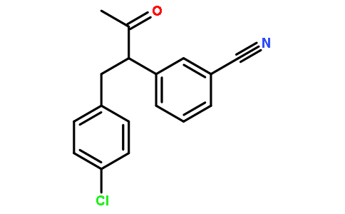 3-(1-(4-chlorophenyl)-3-oxobutan-2-yl)benzonitrile
