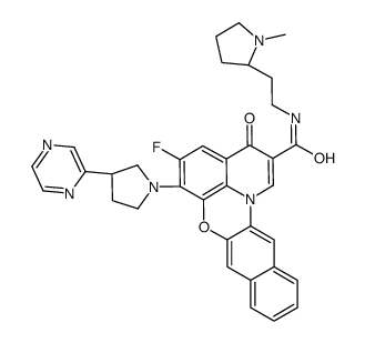 2-(4-((R)-1-甲基吡咯烷-2-基)丁酰基)-6-(3-(吡嗪-2-基)吡咯烷-1-基)-3H-苯并[b]吡啶并[3,2,1-kl]苯噁嗪-3-酮