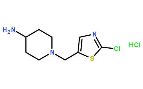 1-[(2-氯-5-噻唑基)甲基]-4-哌啶胺盐酸盐
