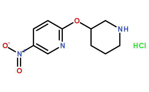 5-硝基-2-(3-哌啶基氧基)吡啶盐酸盐