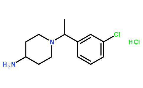 1-[1-(3-氯苯基)乙基]-4-哌啶胺盐酸盐