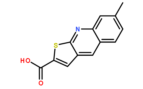 7-甲基-噻吩并[2,3-b]喹啉-2-羧酸
