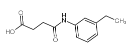 4-[(3-乙基苯基)氨基]-4-氧代丁酸