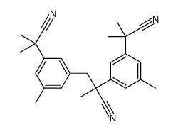 2,3-bis[3-(2-cyanopropan-2-yl)-5-methylphenyl]-2-methylpropanenitrile