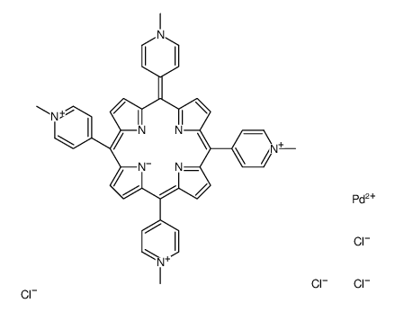 {4,4',4'',4'''-(5,10,15,20-Porphyrintetrayl-κ2N21,N23)tetrakis[1-methylpyridiniumato(2-)]}palladium(4+) tetrachloride