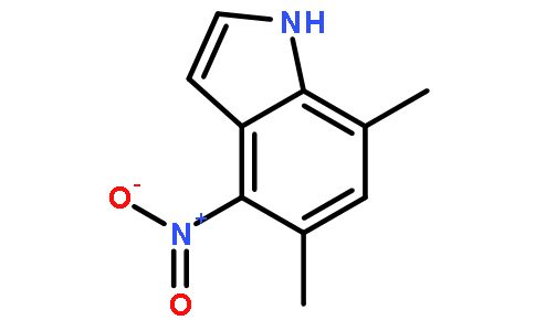 5,7-二甲基-4-硝基 吲哚