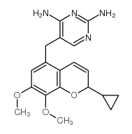 5-[(2-环丙基-7,8-二甲氧基-2H-色烯-5-基)甲基]嘧啶-2,4-二胺
