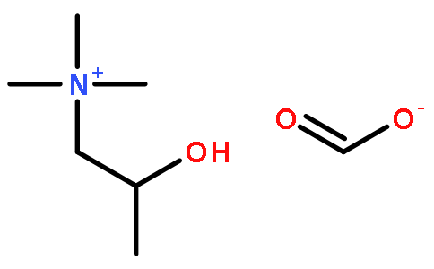 2-羟基-N,N,N-三甲基-1-丙胺的甲酸盐