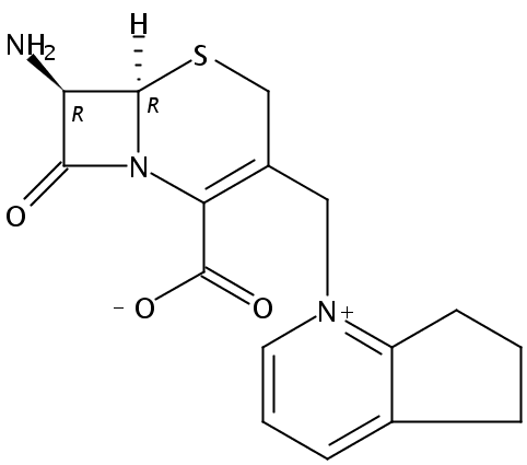 1-[[(6R,7R)-7-氨基-2-羧基-8-氧代-5-硫杂-1-氮杂双环[4.2.0]辛-2-烯-3-基]甲基]-6,7-二氢-5H-环戊并[b]吡啶内盐