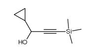 1-cyclopropyl-3-(trimethylsilyl)prop-2-yn-1-ol