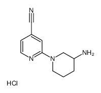 2-(3-aminopiperidin-1-yl)pyridine-4-carbonitrile