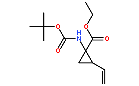 (1R,2S)-1-叔丁氧羰基氨基-2-乙烯基环丙烷甲酸乙酯