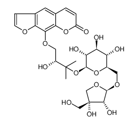 9-[(2R)-3-[(6-O-D-芹糖-BETA-D-呋喃糖基-BETA-D-吡喃葡萄糖基)氧基]-2-羟基-3-甲基丁氧基]-7H-呋喃并[3,2-G][1]苯并吡喃-7-酮