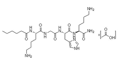 N2-(1-氧代己基)-L-赖氨酰甘氨酰-L-组氨酰-L-赖氨酰胺乙酸盐